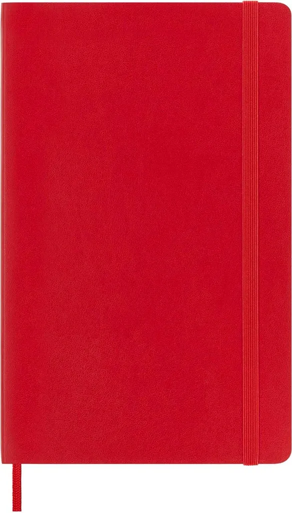 Moleskine Classic Notebook Large Squared Scarlet Red - Carta Avorio 70g