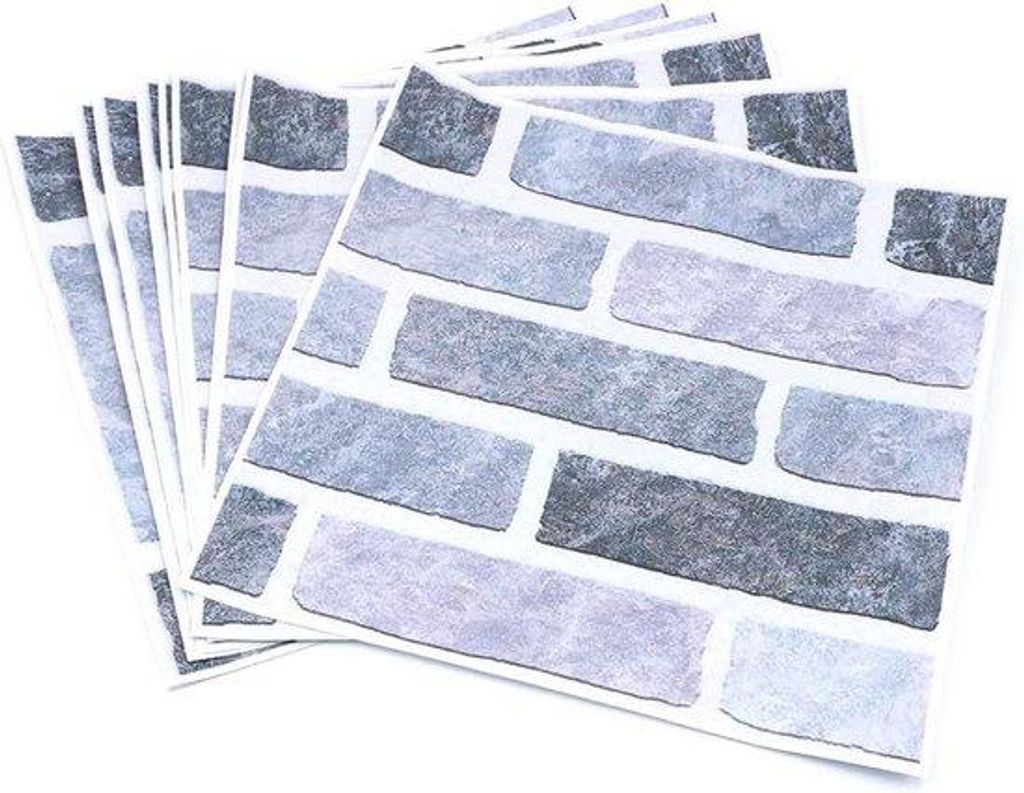 Wasserfest dekorativer PVC Wandstickers für Wohnzimmer, Esszimmer, Badezimmer - entfernbare Wandpapier, 30x30cm.