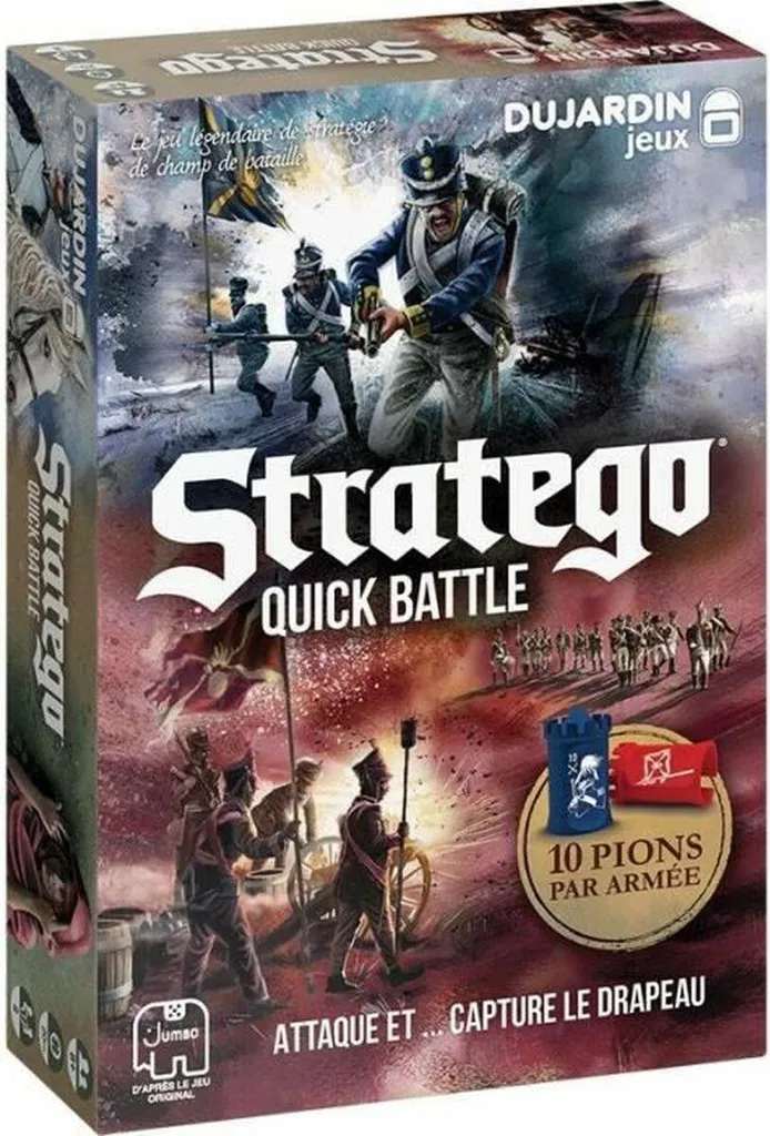 Stratego Quick Battle Dujardin - Jeu de Stratégie Militaire Rapide (FR)
