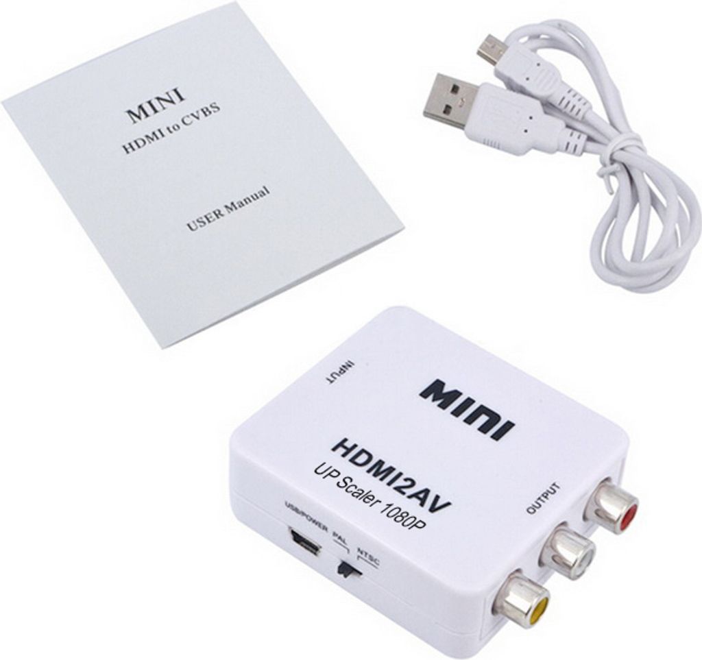 Adaptér HDMI na AV(RCA) Full HD 1080p video na stereo audio Obrázok produktu 5