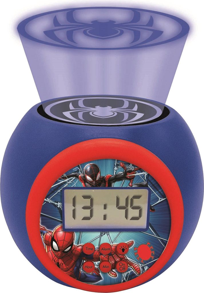 Spiderman Projector Alarm Clock
