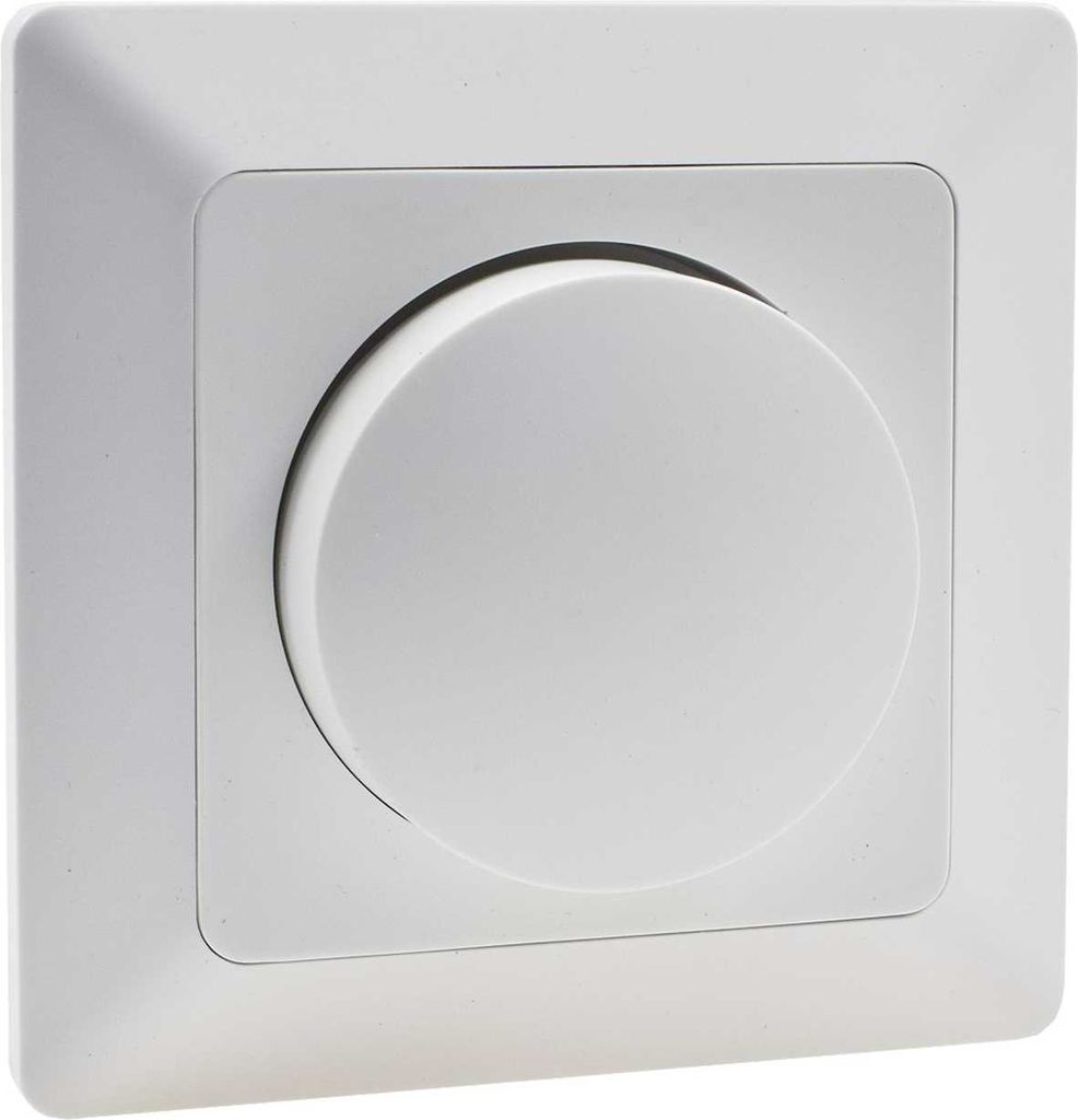 MILOS Dimmer für LED Lampen weiß matt 250V/ 3-60W inkl. Produktbild 