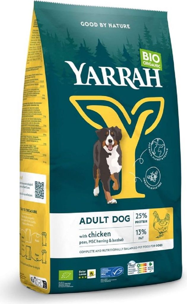 (DLA PSA DOROSŁEGO) KARMA Z KURCZAKIEM 10 kg - YARRAH