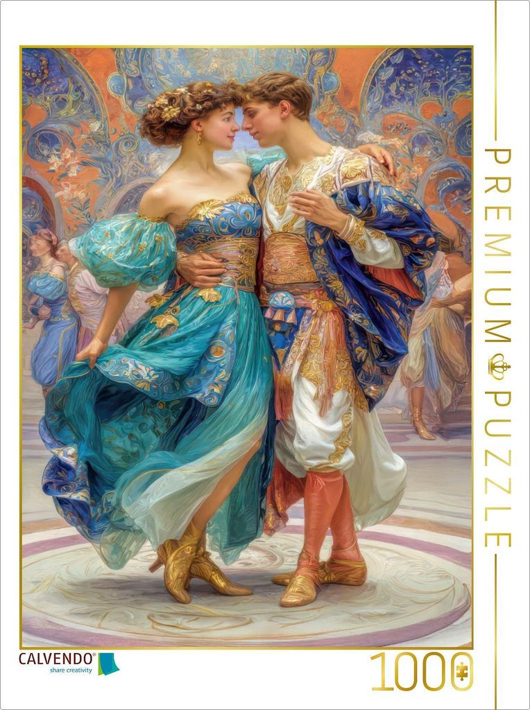CALVENDO Puzzle Die sinnliche Schönheit des Jugendstils | 1000 Teile Lege-Größe 64x48cm Foto-Puzzle für glückliche Stunden
