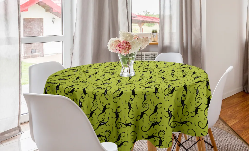 Tovaglia Circolare ABAKUHAUS Lizards 150cm | Arredo Cucina Moderno