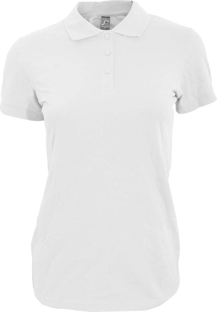 SOLS Damen Polo-Shirt Perfect Kurzarm PC282 (M) (Weiß)