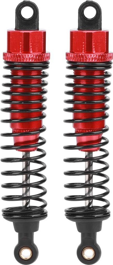 2pcs 1/10 Metallschock Streben Dämpfer Fit für HSP RC Car Model TEIL Accessoire Red100mm