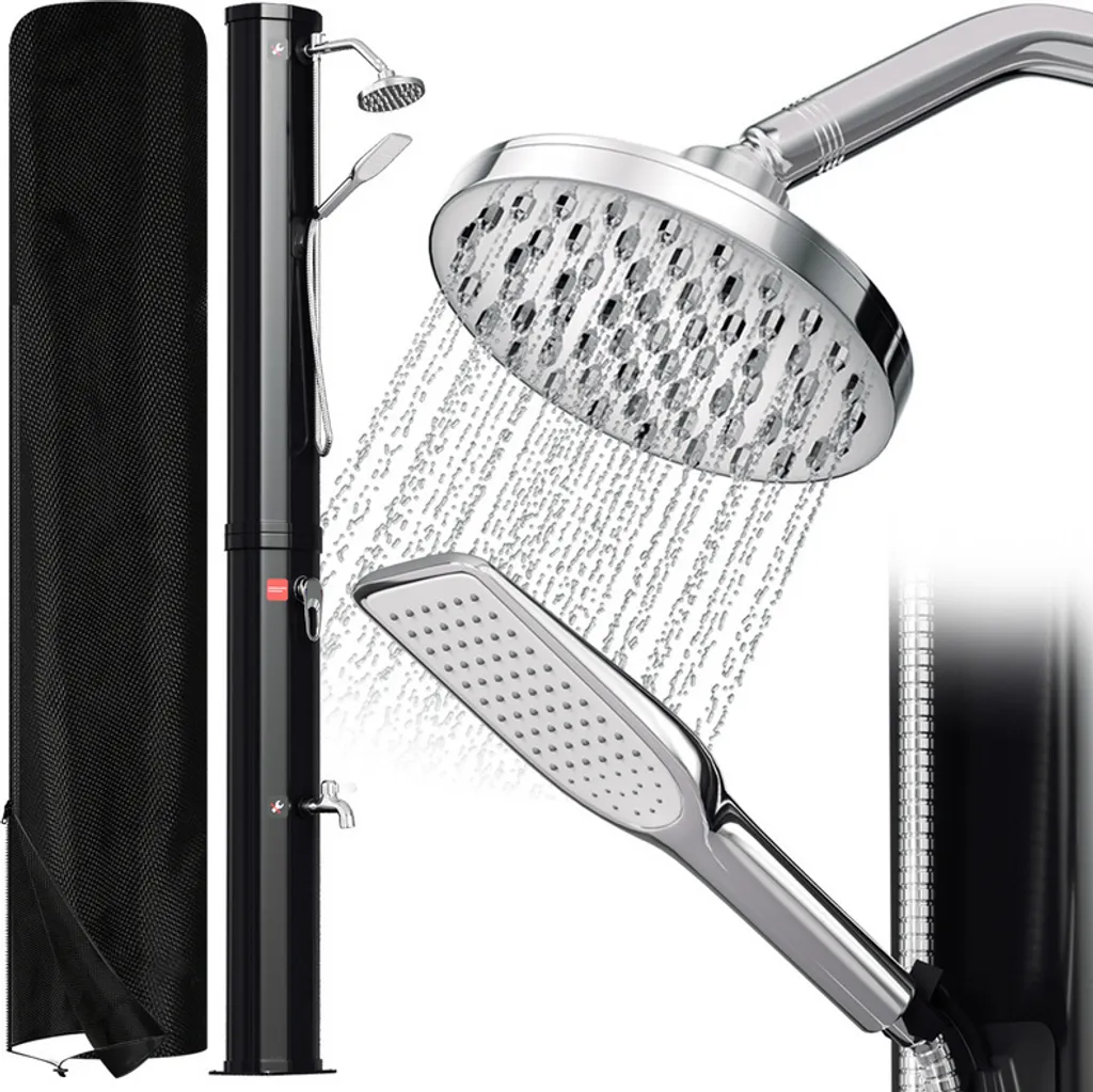Doccia Solare da Giardino TolleTour 40L con Doccetta | Relax Estivo