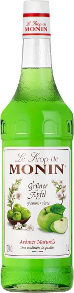 Monin Grüner Apfel Sirup mit natürlichem Aroma ideal für Produktbild 