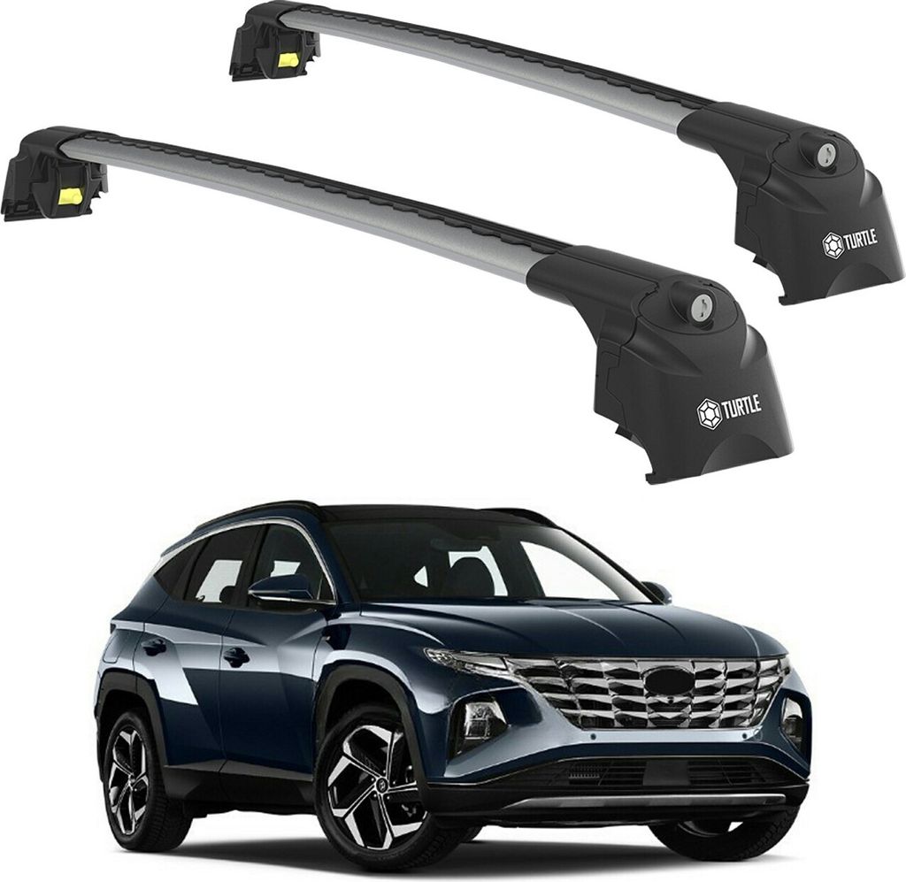 TURTLE STŘEŠNÍ NOSIČ AIR-2 , Silver HYUNDAI TUCSON NX4 2022 Obrázek produktu 