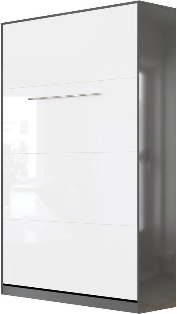 SMARTBett Standard Komfort Lattenrost 120x200 Vertikal Komfort Anthrazit Hochglanz/Weiss Hochglanz