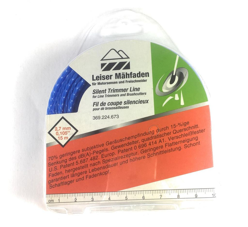 Dolmar Leiser Mähfaden 2,7 mm 15 m MS20 27 26 220 245 250 LT250 369.224.673