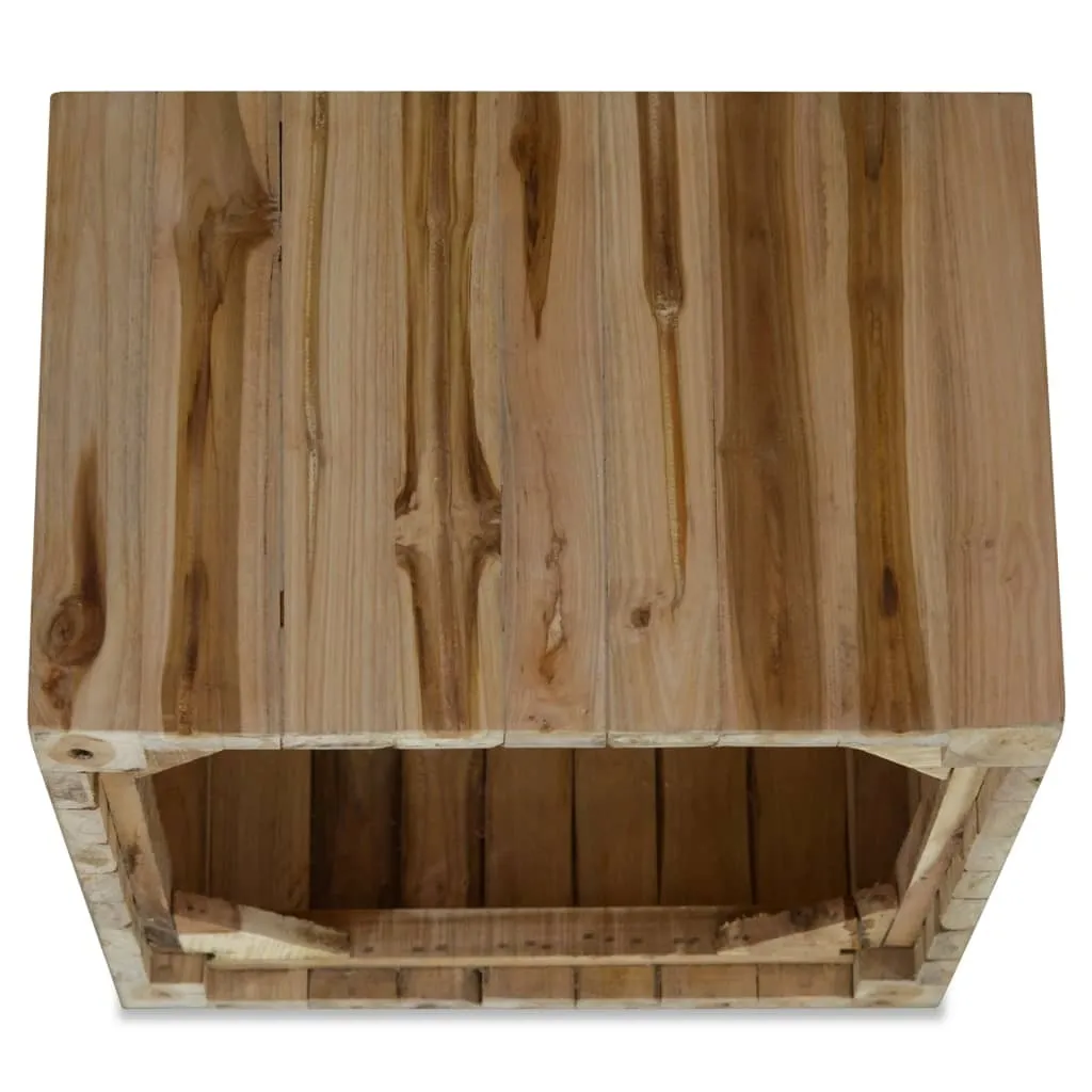 Table basse bois véritable 50 cm stable et durable pour séjour chic - 5