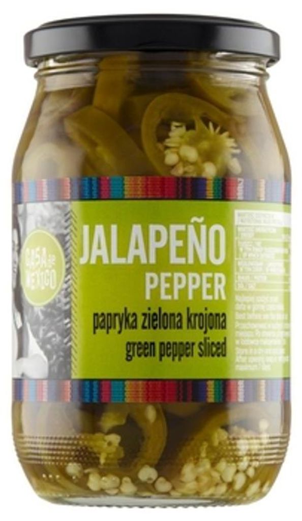 Casa De Mexico Papryka Jalapeno zielona krojona 340 g Zdjęcie produktu 