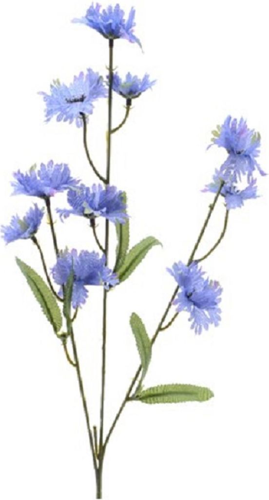 Kunstblumen Kornblume am Stiel 55cm blau Produktbild 
