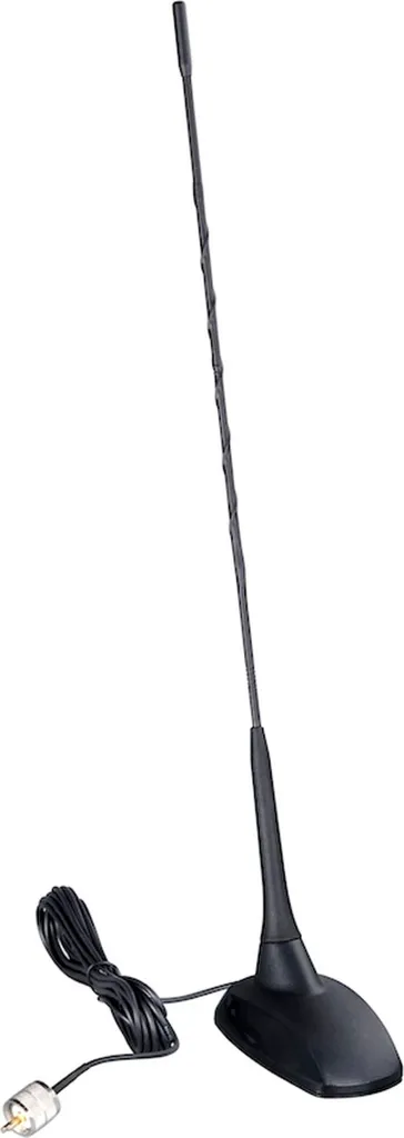Albrecht CBM-516 Antenne CB Discrète à Base Aimantée Haute Performance 44cm