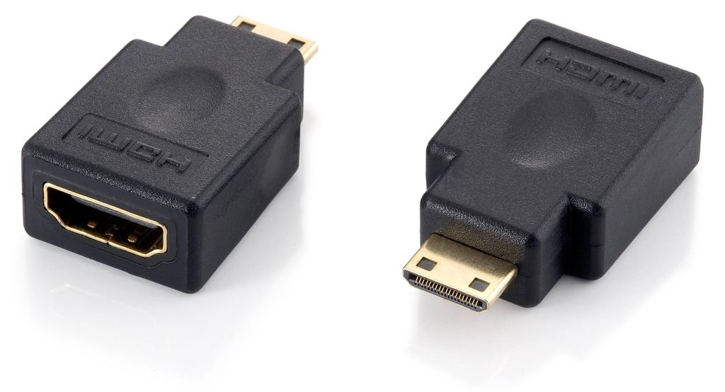 equip miniHDMI Adapter Typ A zu Typ C schwarz