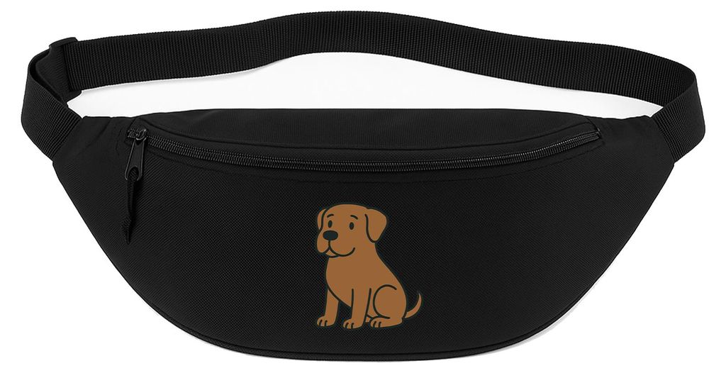 Huuraa Bauchtasche Boerboel Comic Boeri 2,5 Liter Black Polyester Crossbody Bag Geschenkidee