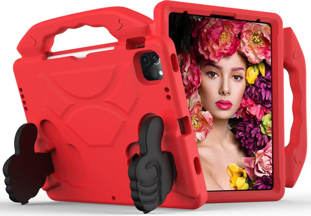 Cover iPad Air 11 M3 Bambini Rossa - Custodia Antiurto in EVA