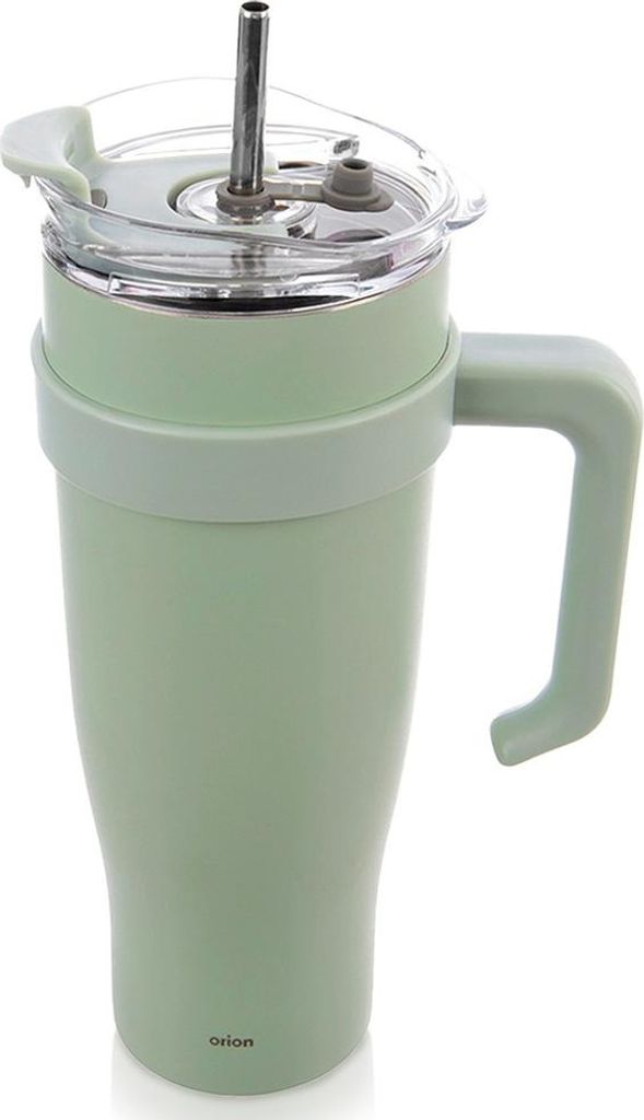Orion | Thermo mug - Con manico - Acciaio inox - Verde - Immagine del prodotto 