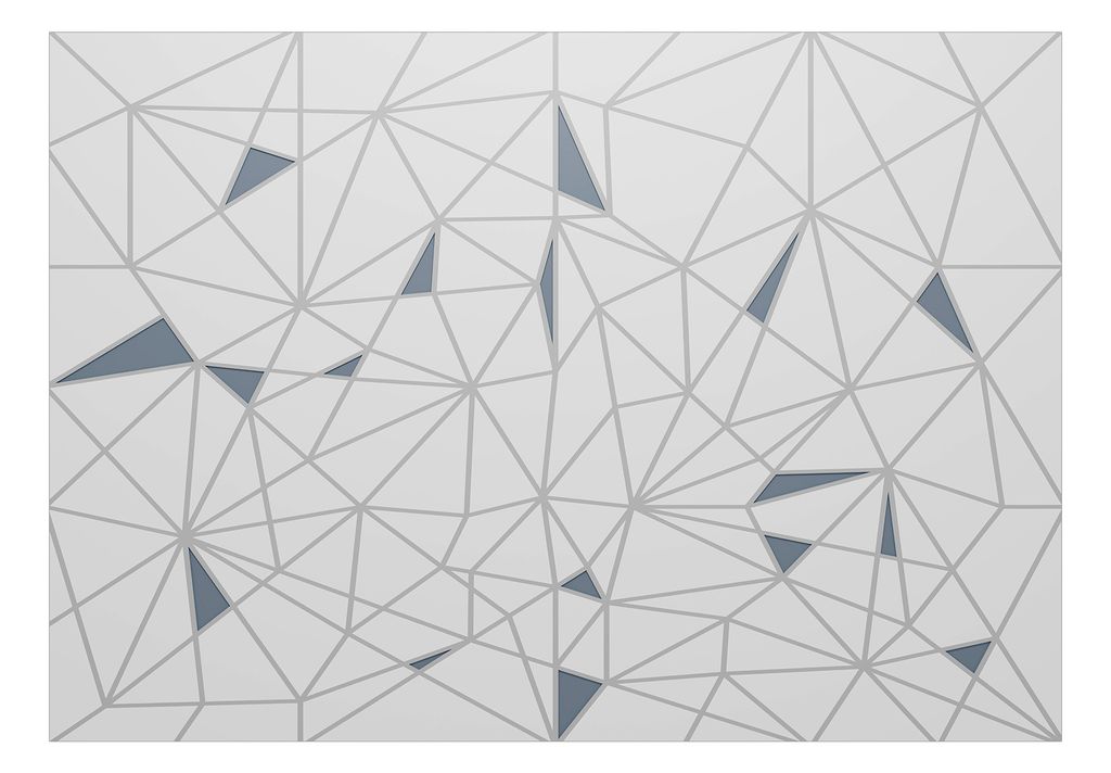 Vlies Fototapete geometrische Muster 350x256 cm Tapeten Wandtapete XXL 3D Effekt optische Täuschung n-A-1663-a-a