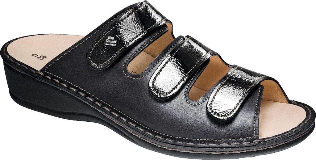 Finn Comfort PISA Pantoletten Drei Klettverschlüsse für Produktbild 