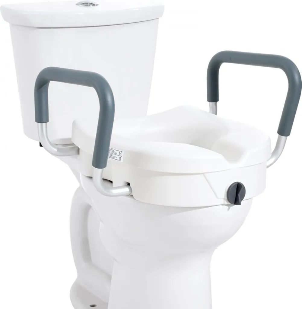 Rialzo Sedile WC Ergonomico 12,7 cm - Alta Portata 158 kg