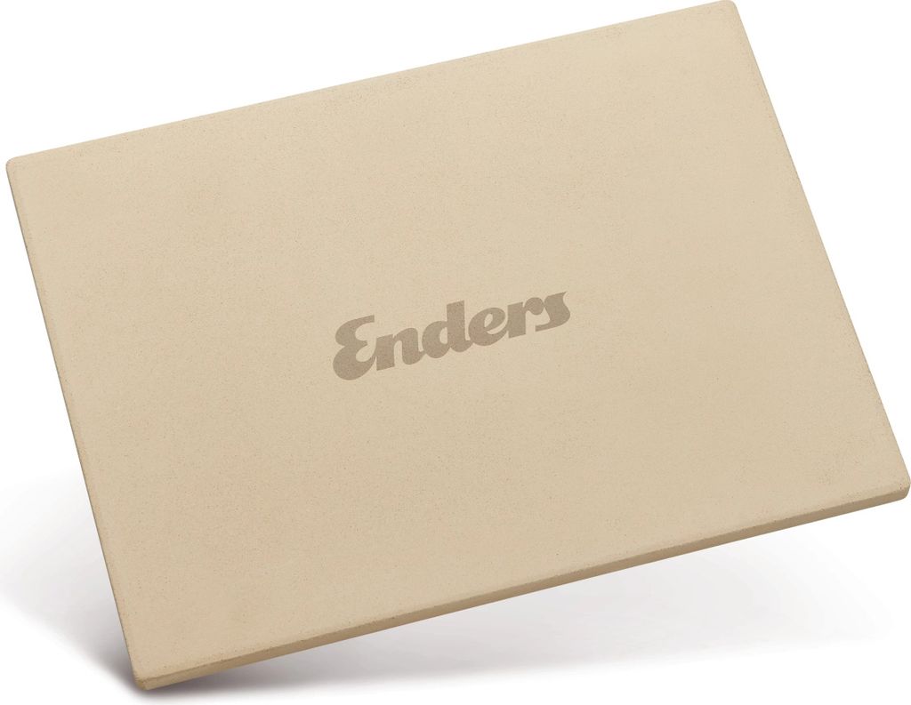 Enders Pizzastein eckig Flammkuchen Foccacia Brot Grill Backofen Cordierit