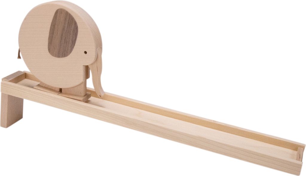 Lustiges Lauftier Wackeltier aus Holz Elefant 6957 Produktbild 