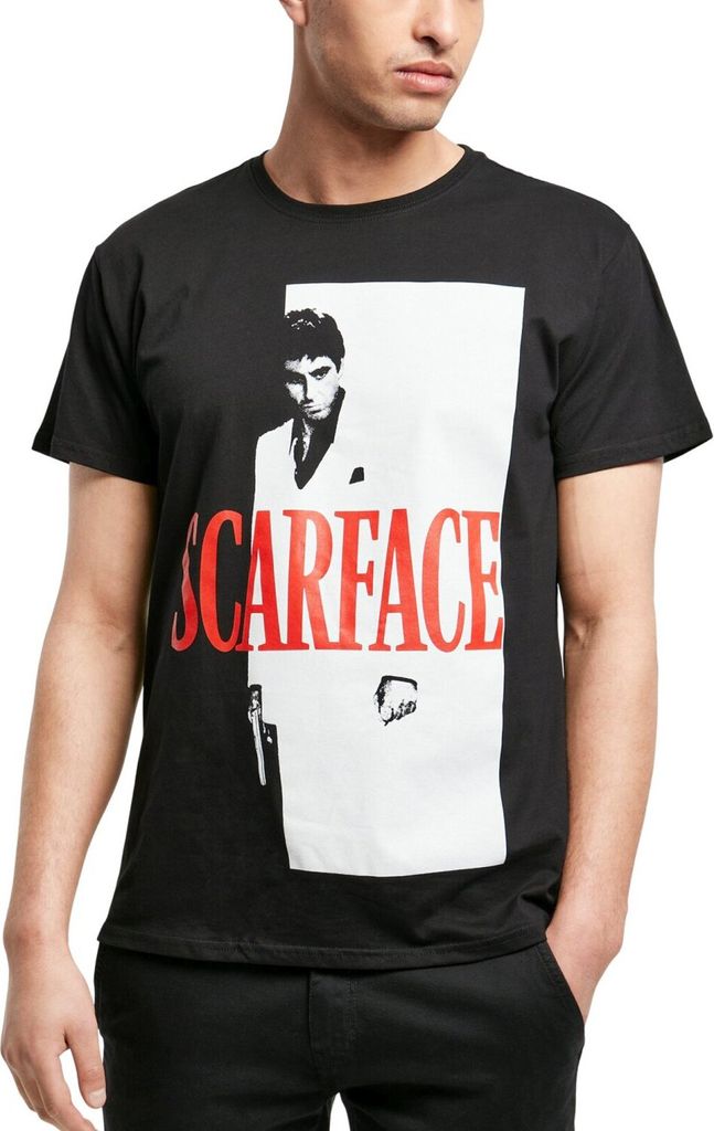 Merchcode Shirt - Scarface Logo schwarz - S
