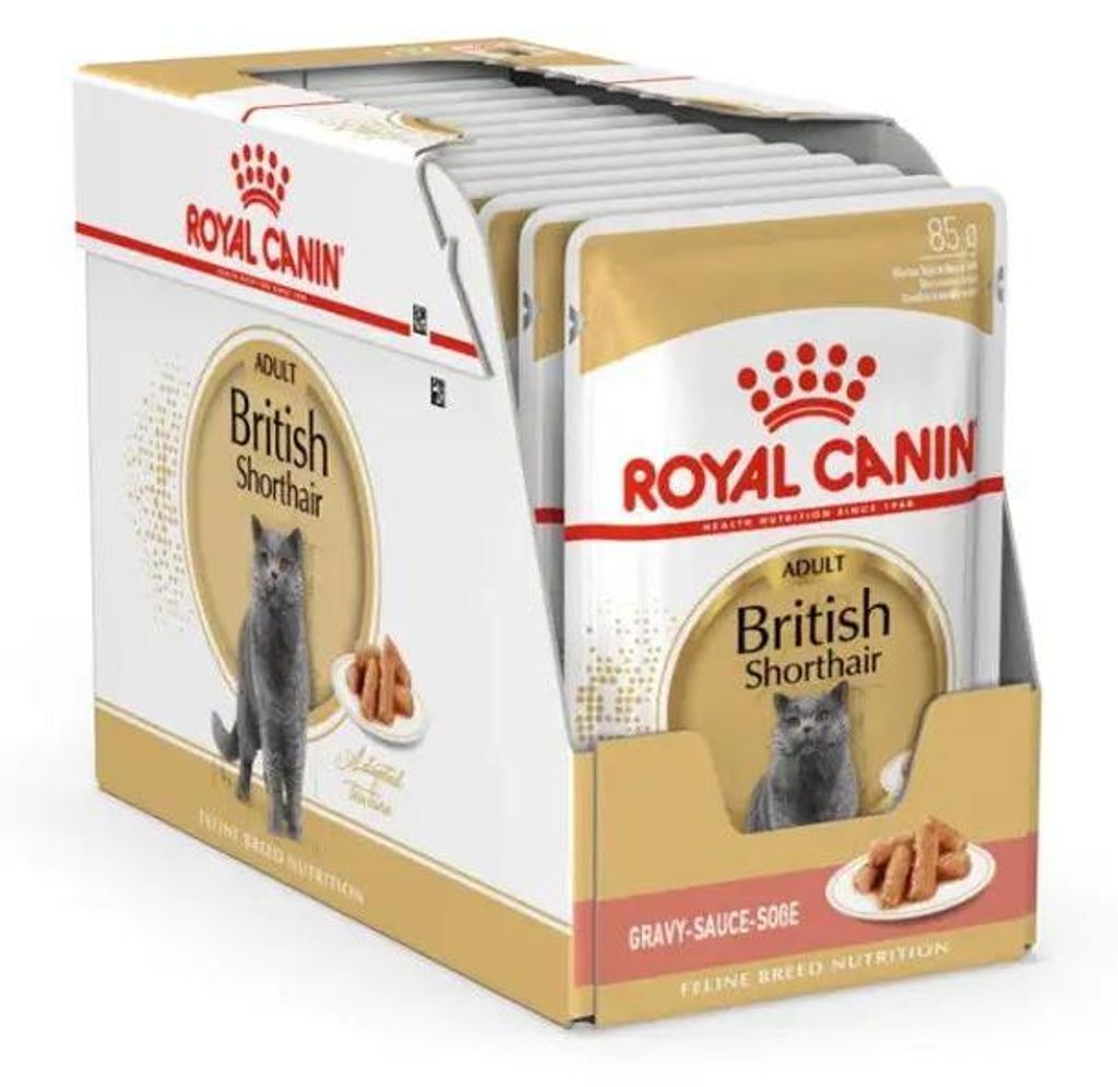 Royal Canin British Shorthair Adult, Dorosły, 85 g Zdjęcie produktu 