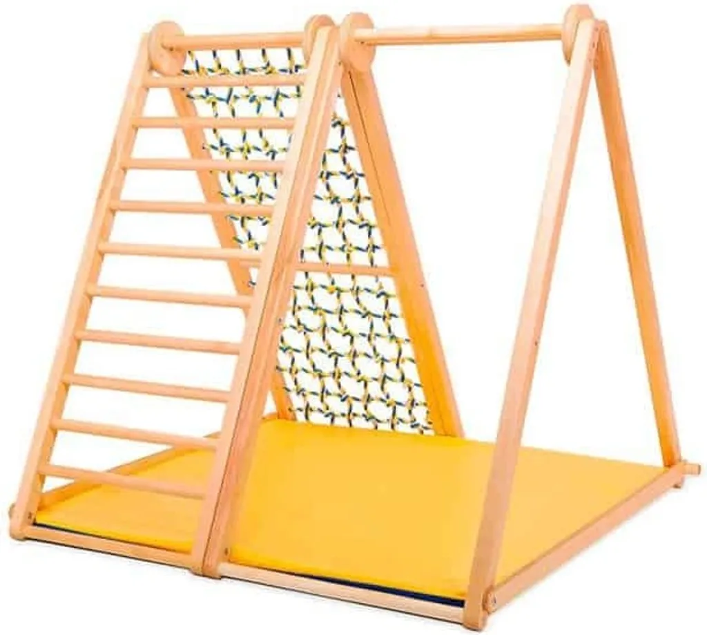 Aire de jeux Zebra Home 101 cm en bois massif - Finition Basic Durable