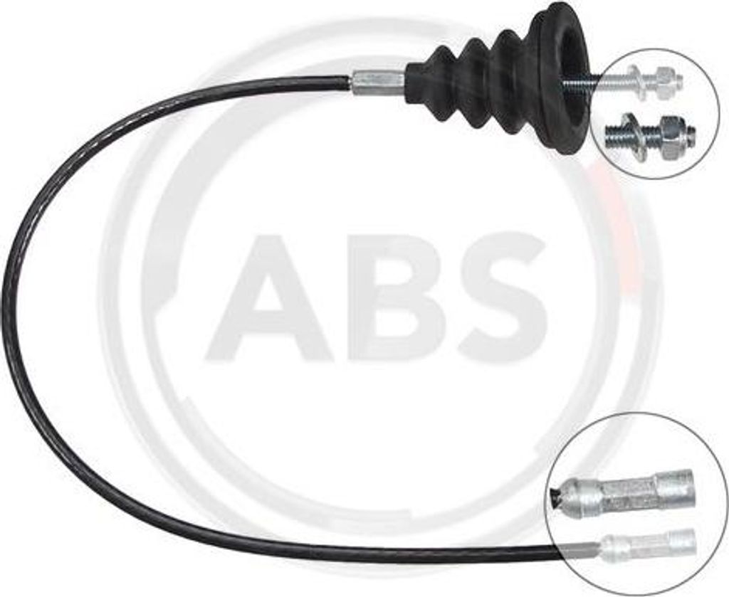 A.B.S. K10541 Seilzug, Handbremse OE 39053551() kompatibel mit Corsa D