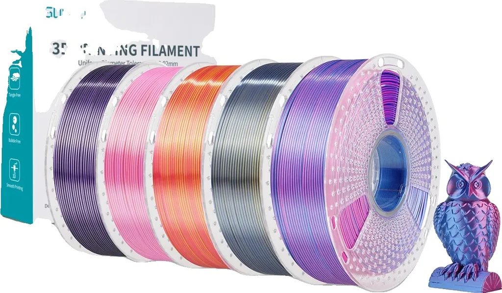 Recharge Filament PLA Multicolore 1,75mm pour Imprimante 3D et Stylo
