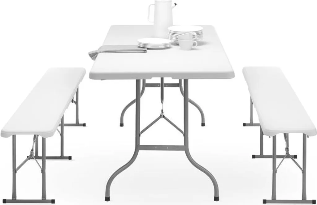 Panca Pieghevole HENDI 183cm per Catering e Sagre | Robusta e Pratica - 6