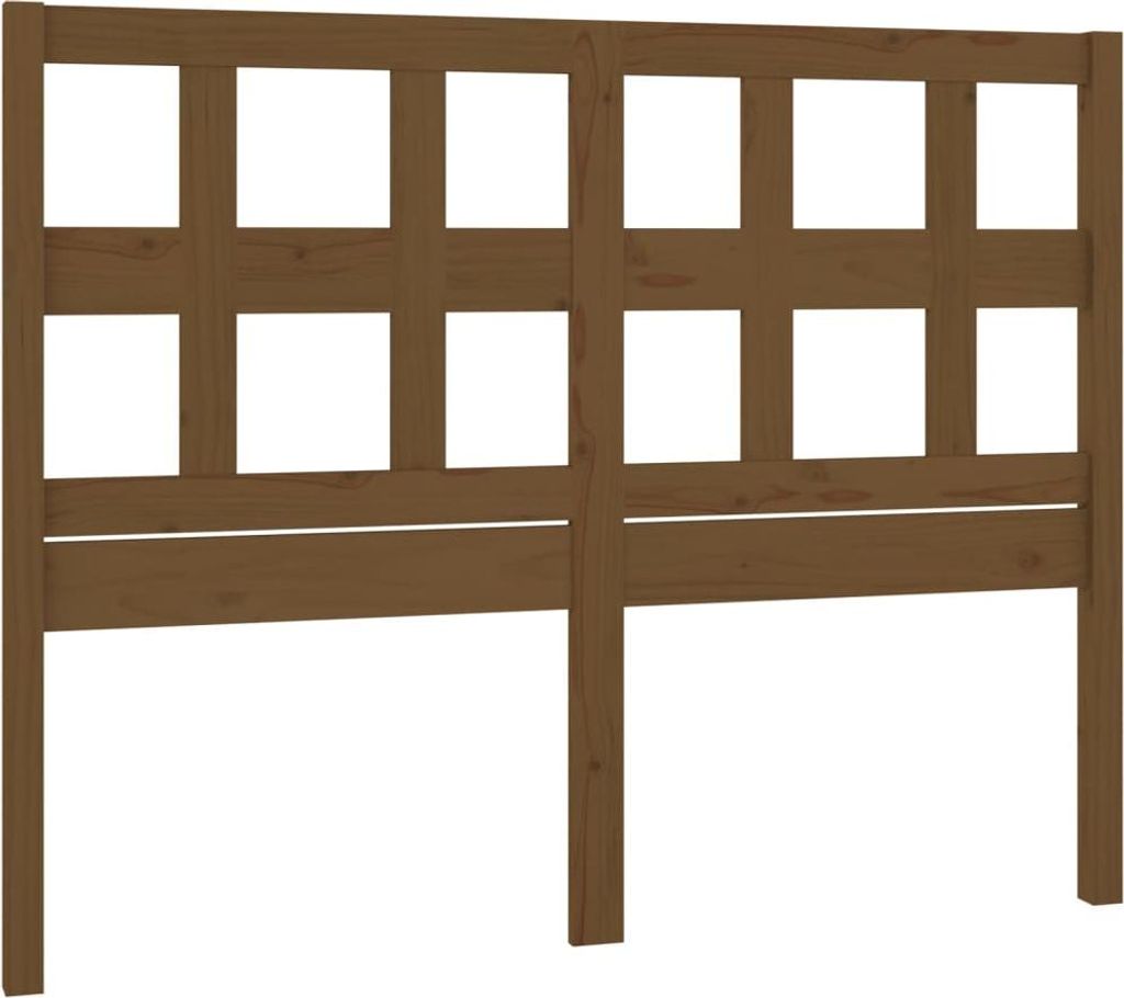vidaXL Kopfteil Honigbraun 185,5x4x100 cm Massivholz Kiefer