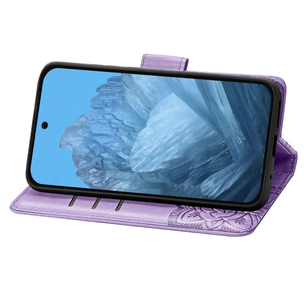 Regalo Ideale: Cover Google Pixel 9 Viola Chiaro Farfalla Elegante - 4