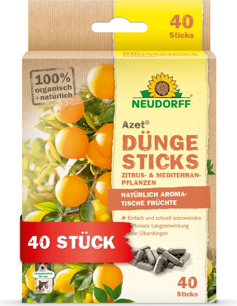 Neudorff Azet DüngeSticks für Zitrus- und Produktbild 