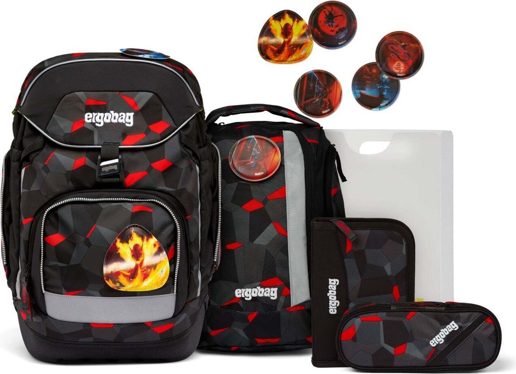 Ergobag Schulranzen-Set Pack TaekBärdo 6-tlg. ergonomisch, Produktbild 