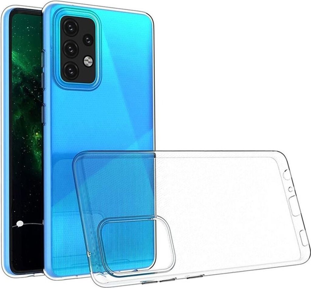 BACK CASE Ultra Slim 0,5mm passend für SAMSUNG Galaxy A52 5G / A52 LTE ( 4G ) / A52S Transparent