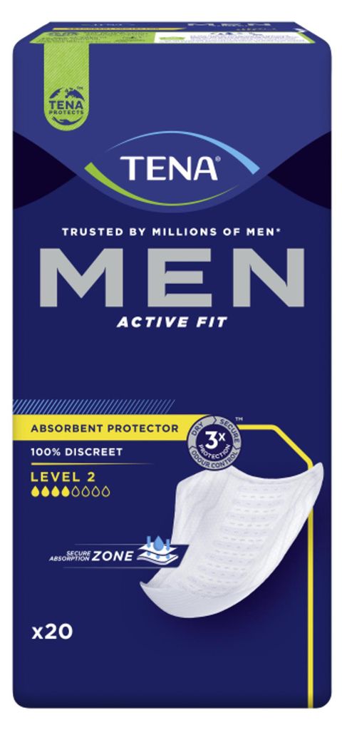 Tena Men Active Fit Level 2 - 1 paquet de 20 protections Image du produit 