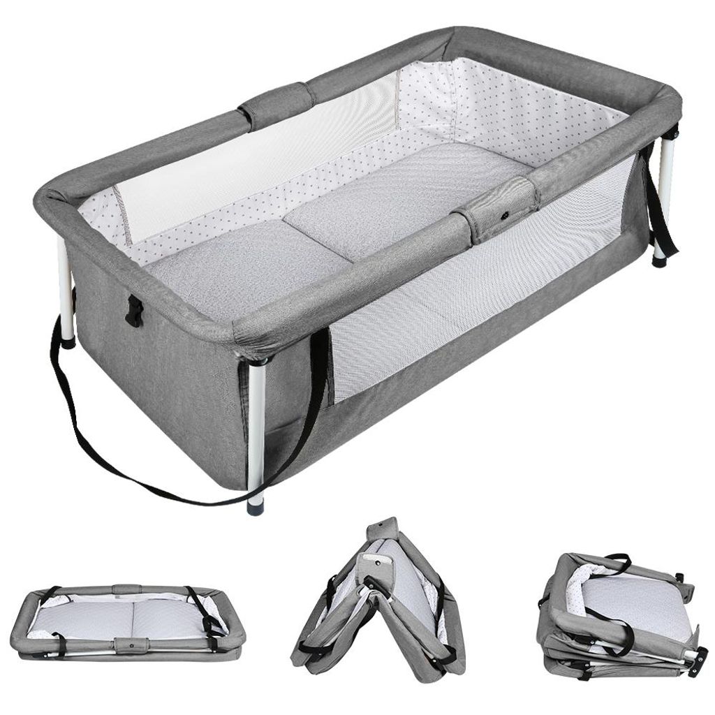 Faltbares Baby Reisebett Babybett Beistellbett inkl. Produktbild 
