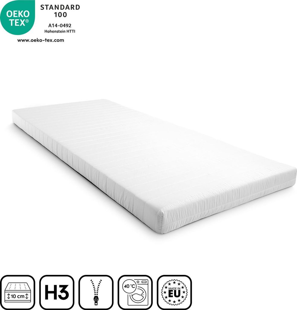 Komfortní pěnová matrace K10 90 x 200 cm, výška 10 cm, Obrázek produktu 