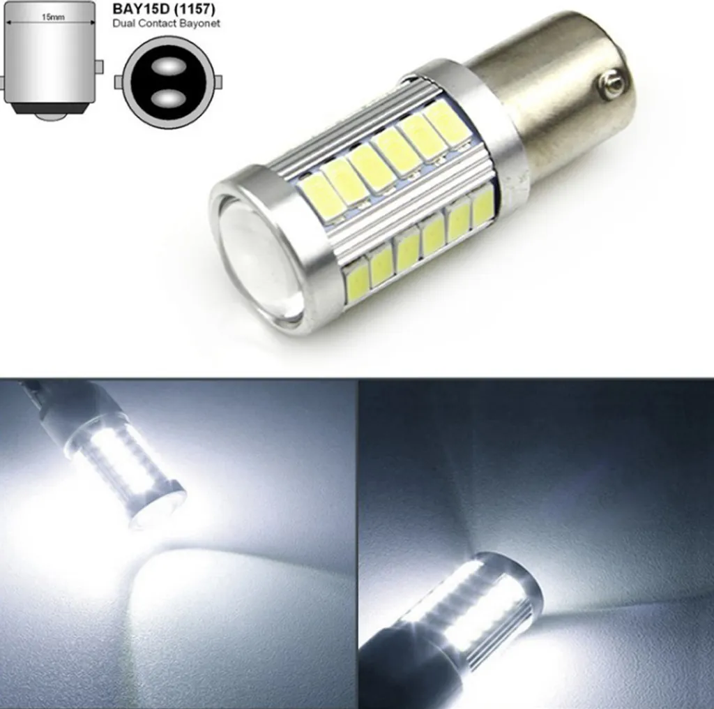 Test Lampadine LED 1156 1157 5630 33SMD: Luce Bianca Retromarcia
