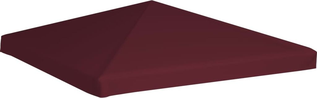 Tetto a padiglione 310 g / m² 3x3 m rosso vino Immagine del prodotto 