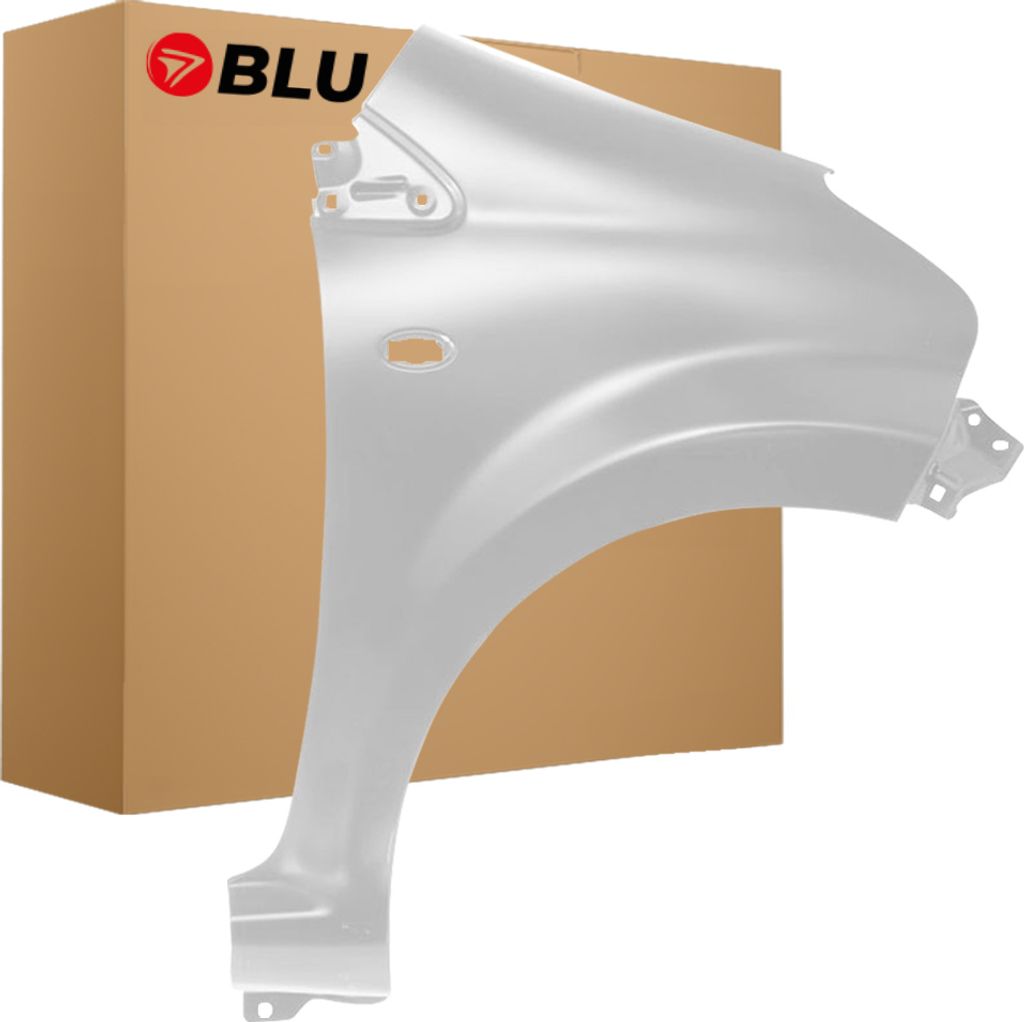 BLU Kotflügel Passend für Toyota Aygo 1E7 Rechts Silber | 2005-2014 | Vorderseite Vorne | Lackiert | Einbaufertig