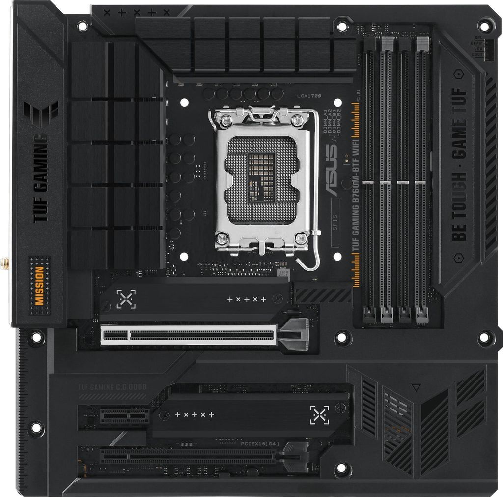 ASUS TUF GAMING B760M-BTF WIFI Intel B760 LGA 1700 micro ATX
