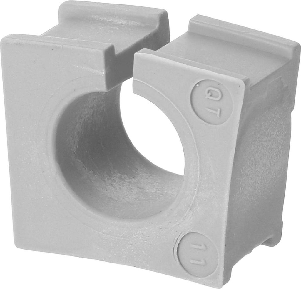 icotek Kabeltülle QT klein Klemmbereich 11,0mm - 12,0mm Temperaturbereich -40°C bis 90°C Farbe grau - 1 Stück
