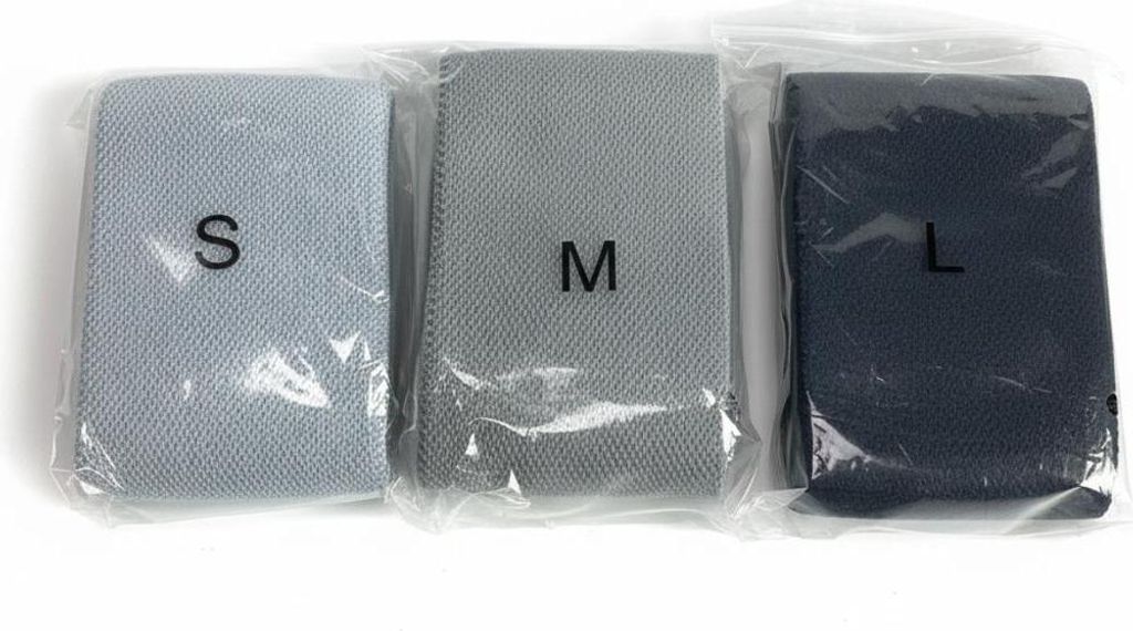 TRIGGER Fitnessbänder 3er Set Textil Widerstandsbänder Booty Bands Stoff Fitness