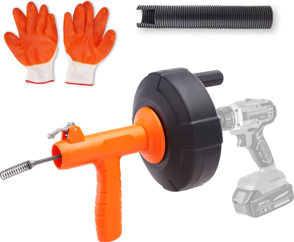 VEVOR Spirale de nettoyage de tuyaux Nettoyeur de tuyaux Image du produit 